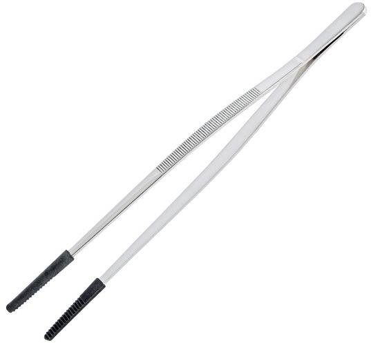 Küchenprofi Pinzette 30 cm - Silikonspitzen Küchenpinzette