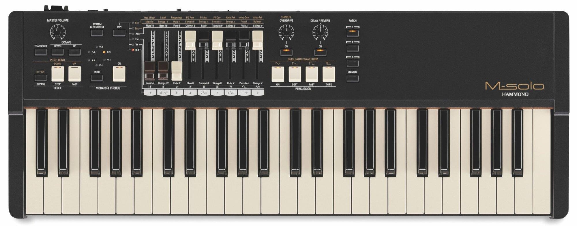 Hammond M-solo černé Klávesy