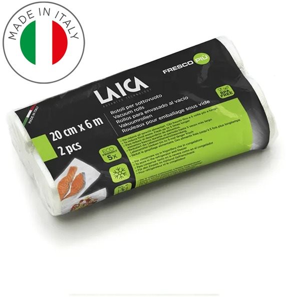 Laica VT3508 20 × 600 cm, 2 rolky Vákuovacia fólia