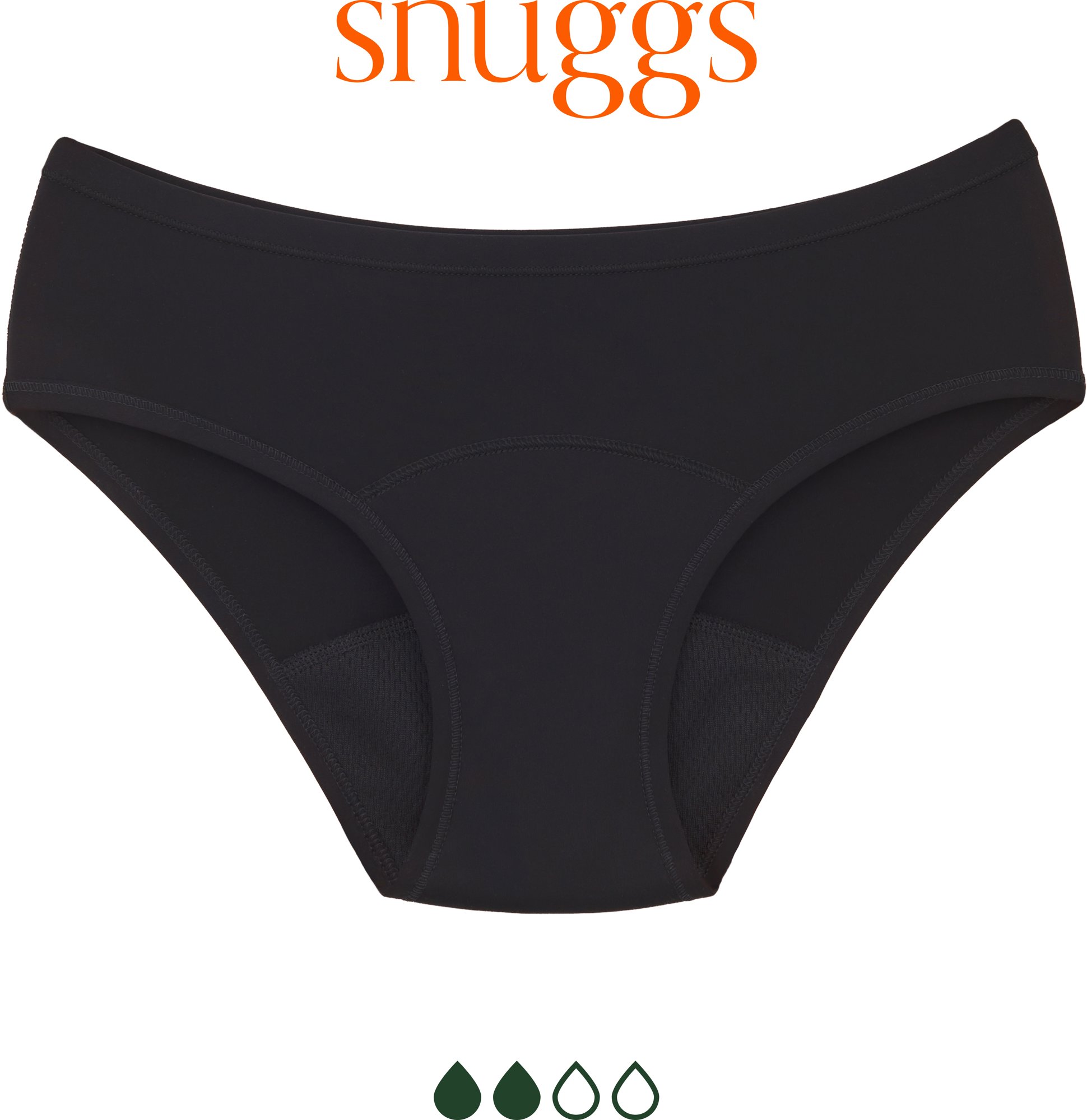 SNUGGS Na slabú a strednú menštruáciu, veľ. M Menštruačné nohavičky