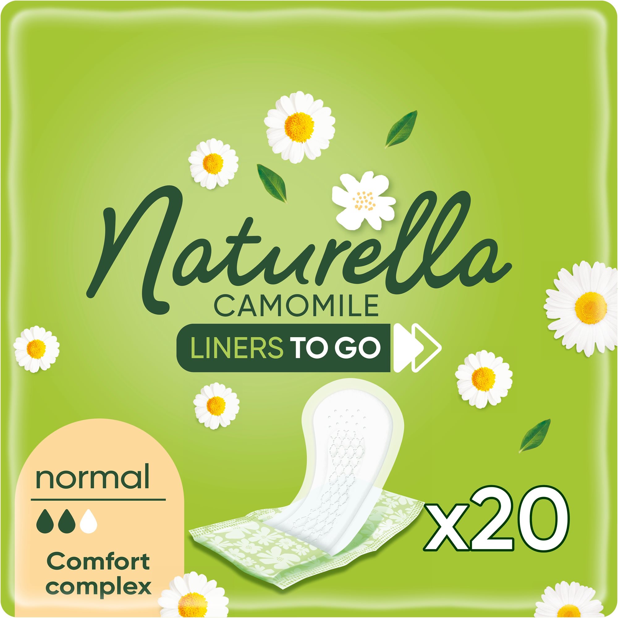 NATURELLA Plus To Go Intímky 20 ks Slipové vložky