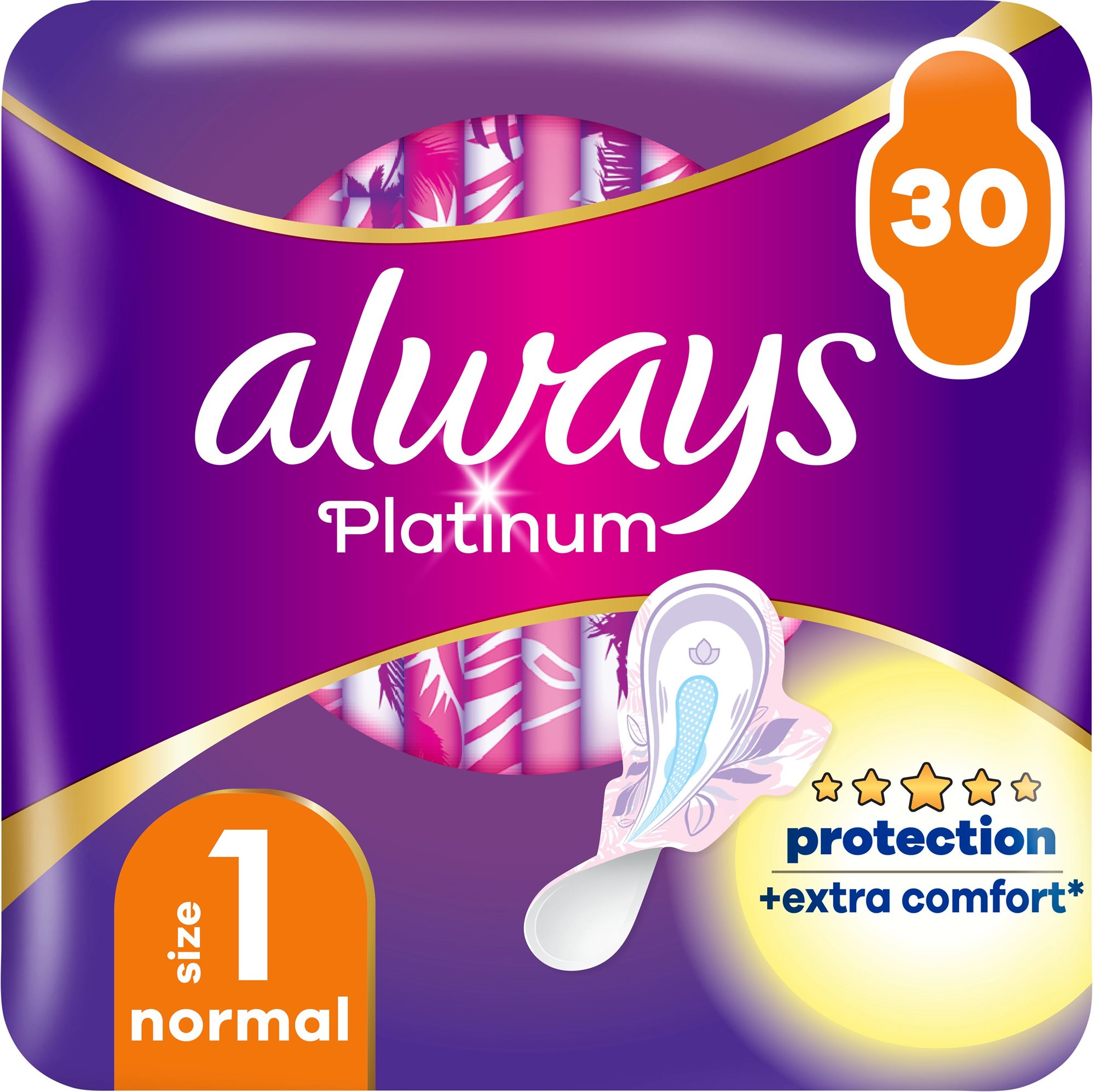 ALWAYS Platinum Normal 30 ks  Menštruačné vložky