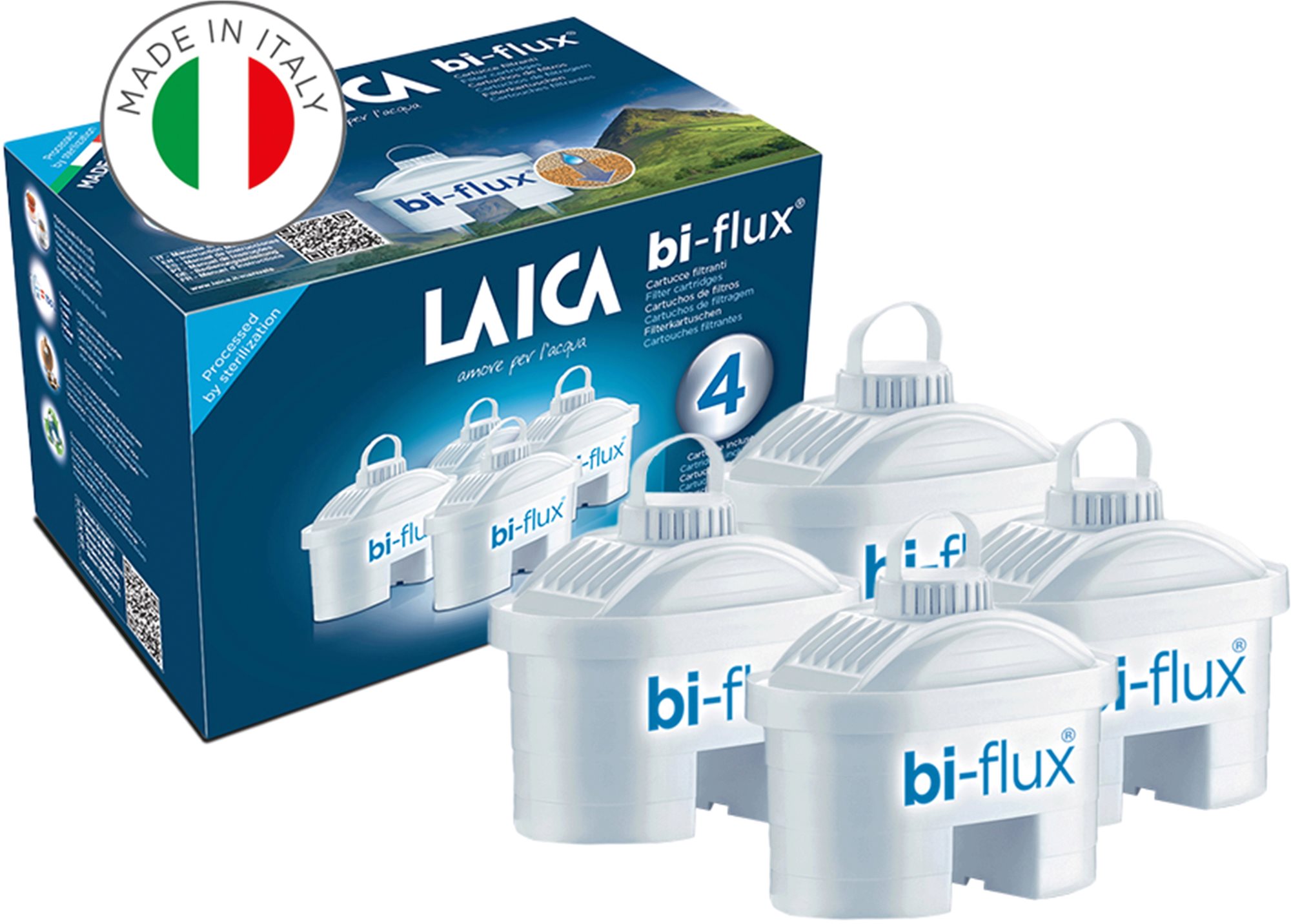 Laica Bi-Flux univerzálny F4M, 4ks Filtračná patróna