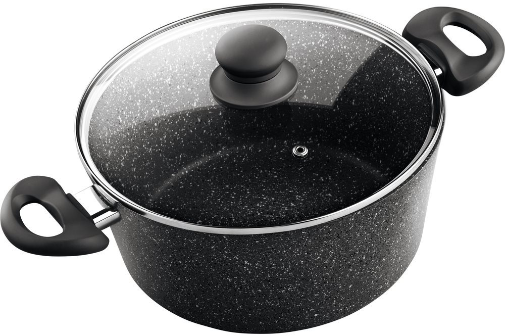 Lamart Casserole avec couvercle 20cm LT1138 ROCK Faitout