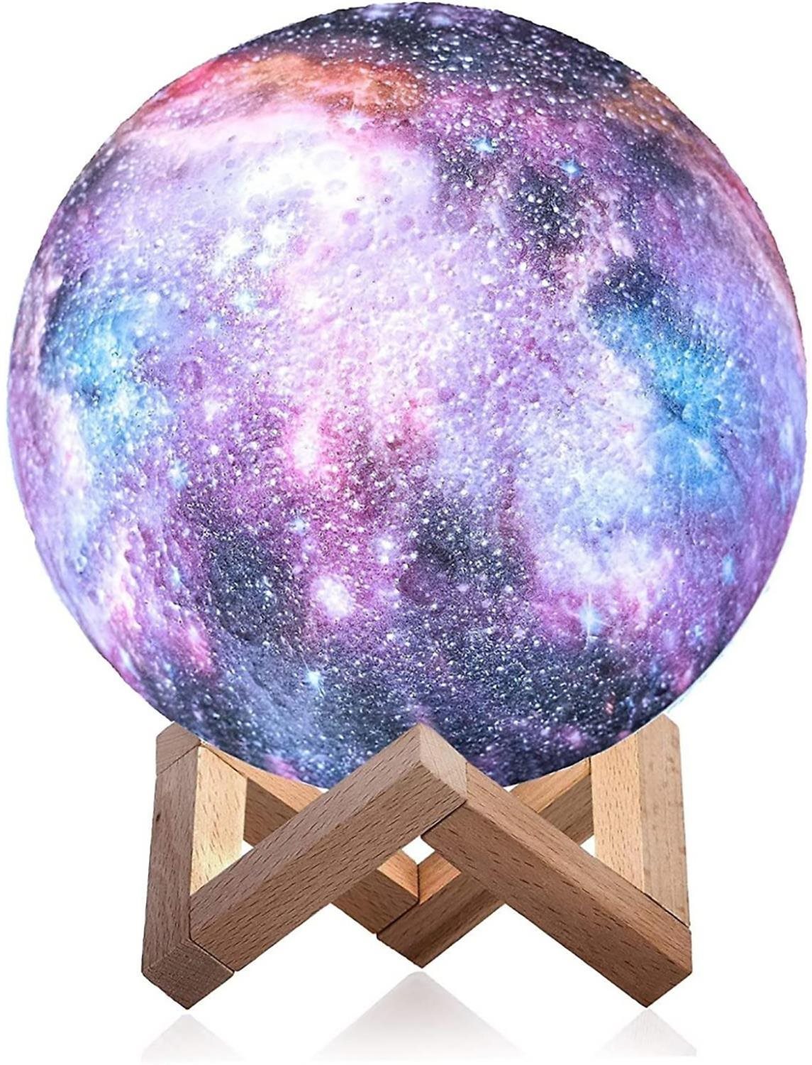 Berger Nočné svetlo Led Galaxy s batériou 15 cm Stolová lampa