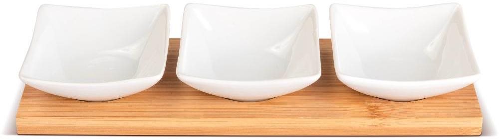 Lamart LT9217 BAMBOO tálalótál, 3 db, 26×8 cm Tál készlet