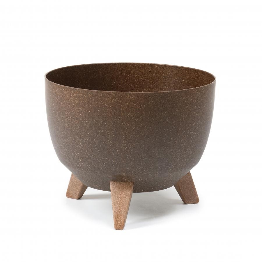 LAMELA ROMA ECO COFFEE O 29 cm, espresso, misa na nožičkách Kvetináč