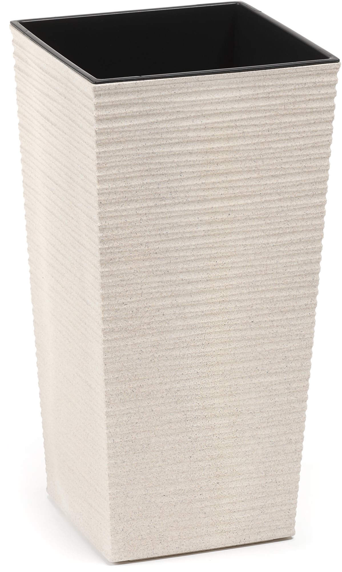 LAMELA, kvetináč FINEZIA ECO DLUTO vrúbok 25 × 25 cm, výška 46,5...