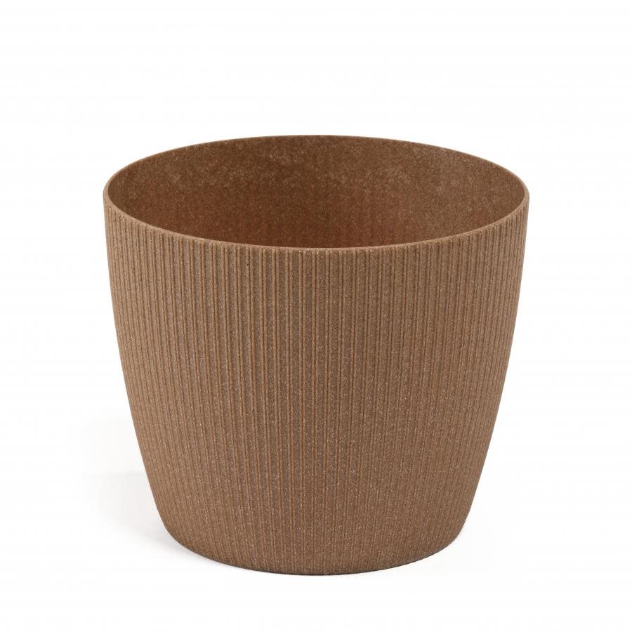 LAMELA, kvetináč MAGNOLIA ECO JUMPER, O 19 cm, výška 15 cm, natur...