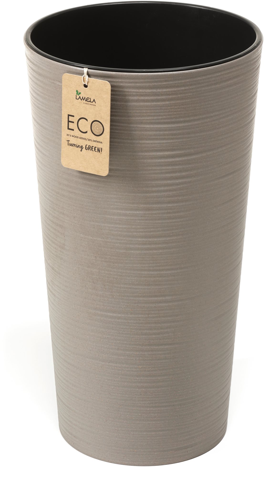 LAMELA, kvetináč LILIA ECO DLUTO – vrúbok O 19 cm, výška 36,4 cm,...