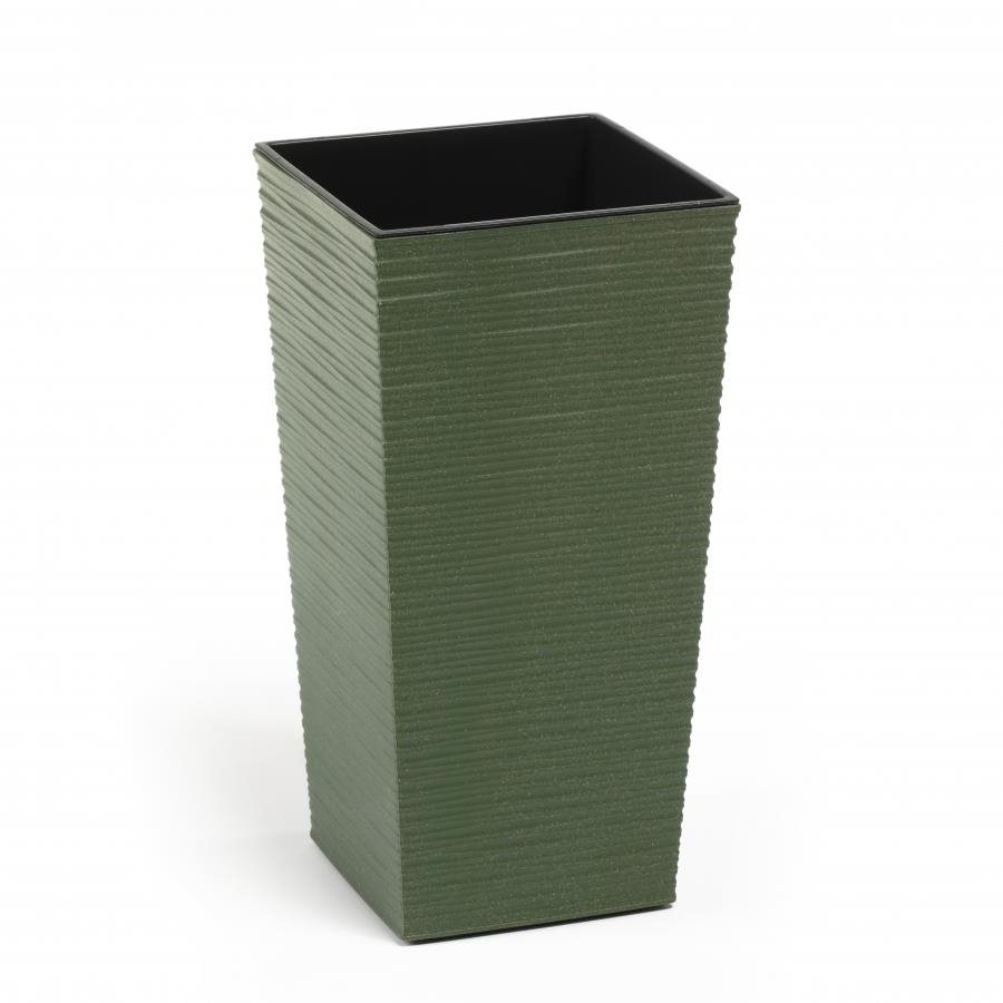 LAMELA, kvetináč FINEZIA ECO WOOD DLUTO – vrúbok 40 × 40 cm, výška...