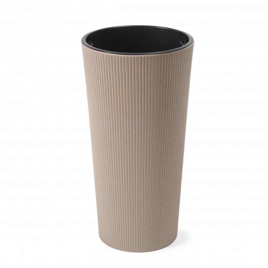 LAMELA, kvetináč LILIA ECO COFFE JUMPER – prúžok O 25,5 cm, výška...