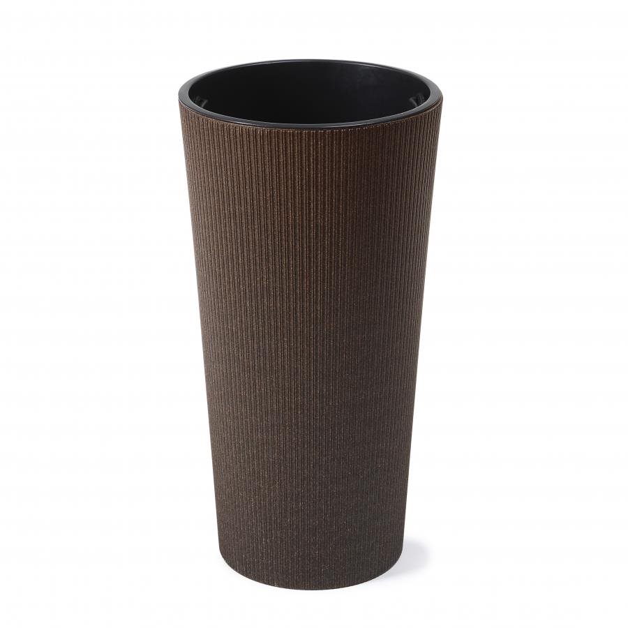 LAMELA, kvetináč LILIA ECO COFFE JUMPER – prúžok O 25,5 cm, výška...