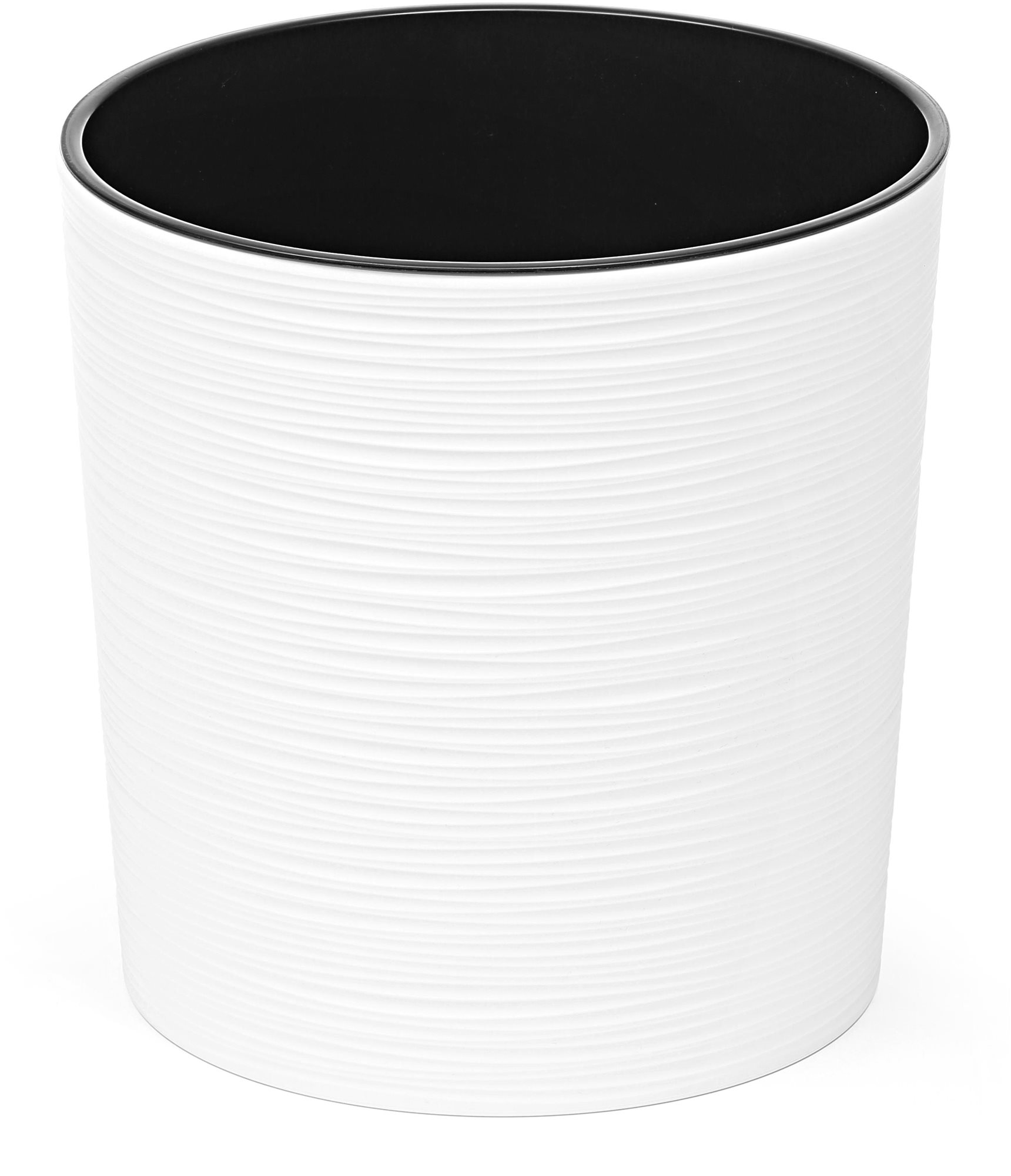 LAMELA, kvetináč MALWA DLUTO – vrúbok O 30 cm, výška 30,5 cm, biely...