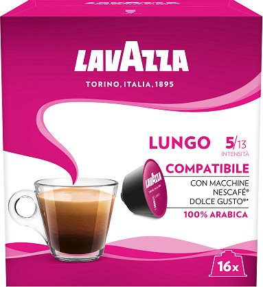Lavazza DGC Lungo 16 pcs Kávové kapsuly