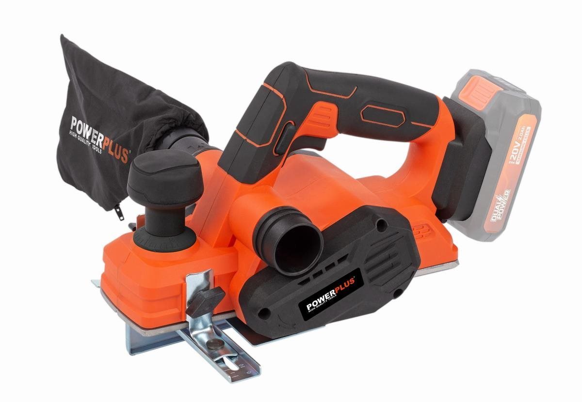 PowerPlus Aku hoblík 20 V bezuhlíkový POWDP4050 (bez AKU) Hoblík