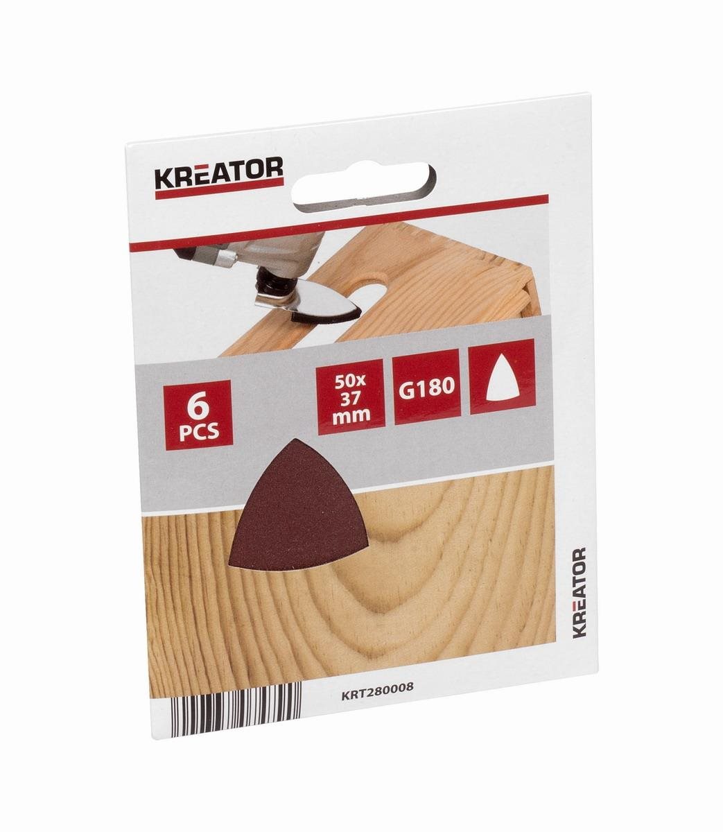 KRT280008 – Brúsny papier 50 mm prstového tvaru G180 6 ks Brúsny...