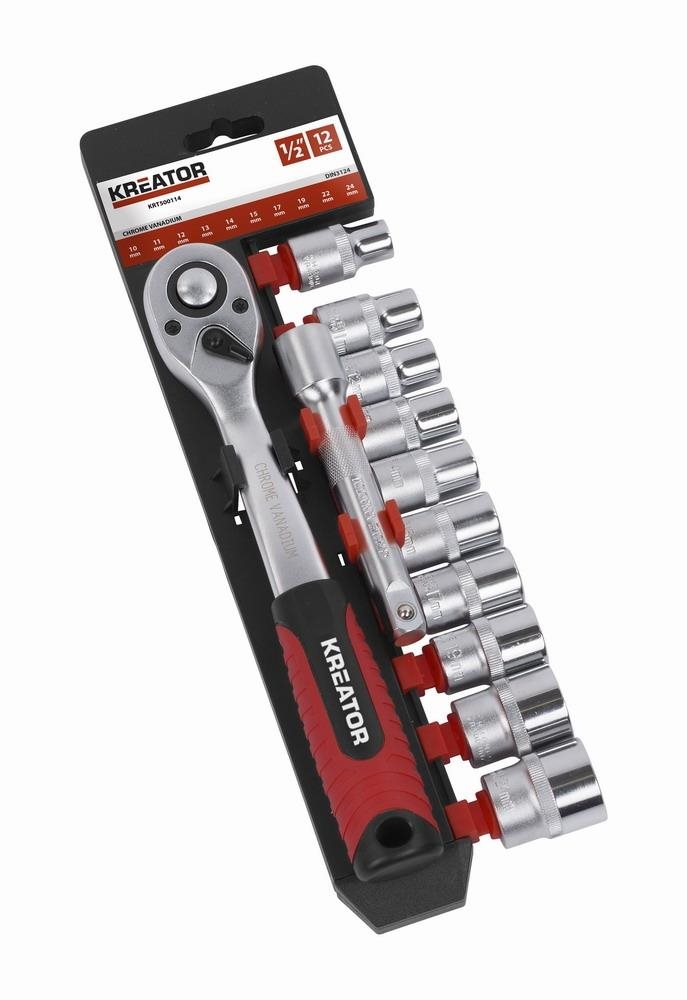KRT500114 – 12-dielna gola sada 1/2" Gola sada