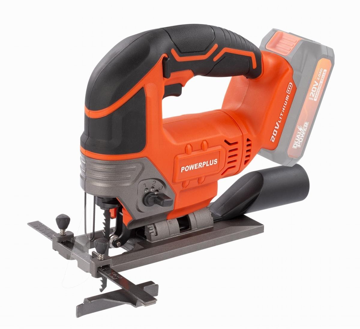 PowerPlus POWDP25300 - 20V, akkumulátor nélkül Dekopírfűrész