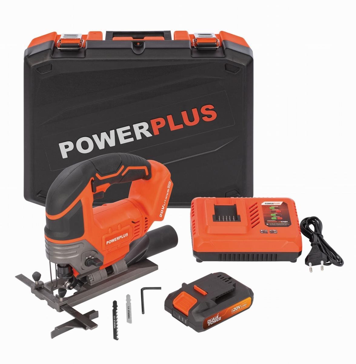 PowerPlus POWDP25310 Aku přímočará pila 20V SET Přímočará pila