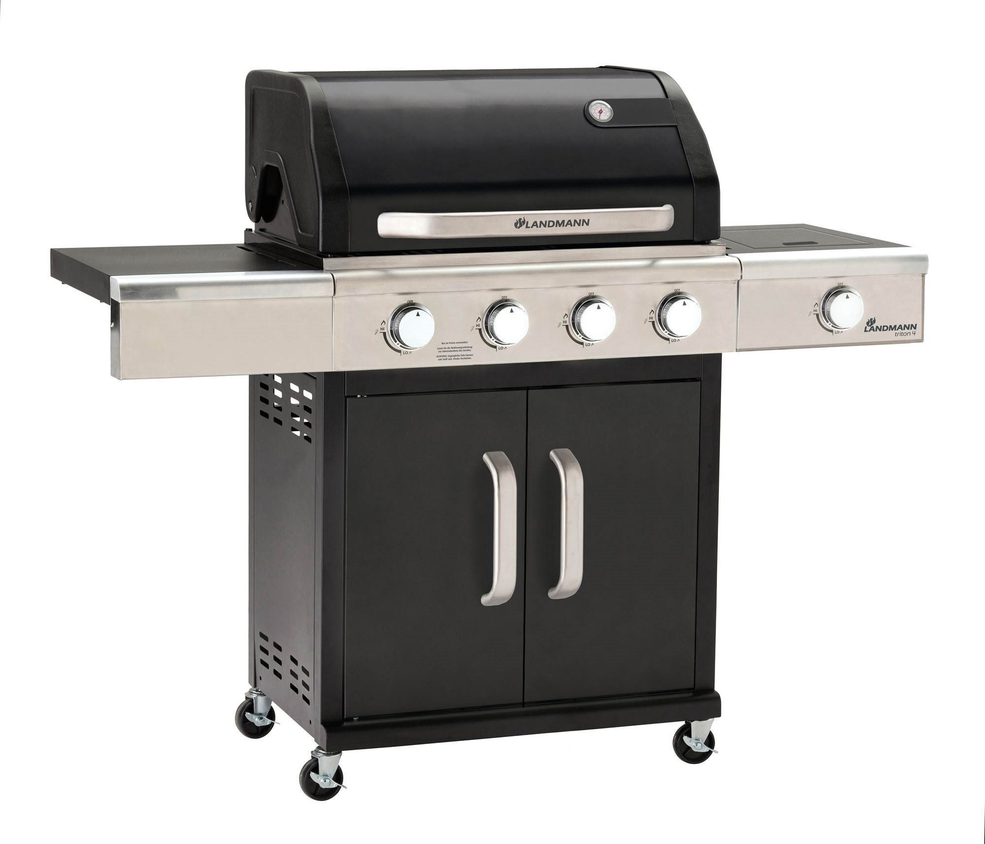Landmann TRITON PTS 4.1 gázgrill, 15 kW, fekete Grill
