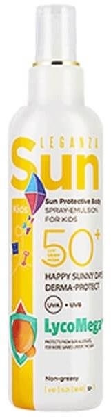 LEGANZA Sun Opaľovací krém v spreji pre deti SPF 50 200 ml Sprej na...