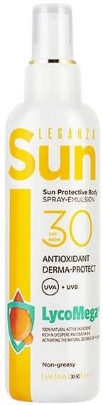 LEGANZA Sun Ochrana proti slnečnému žiareniu SPF 30 200 ml Sprej na...