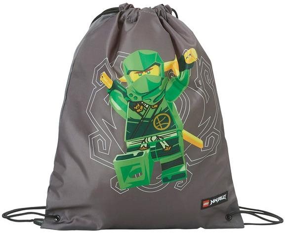 LEGO Bags Ninjago Green, pytlík na přezůvky, 10 l Vak na záda