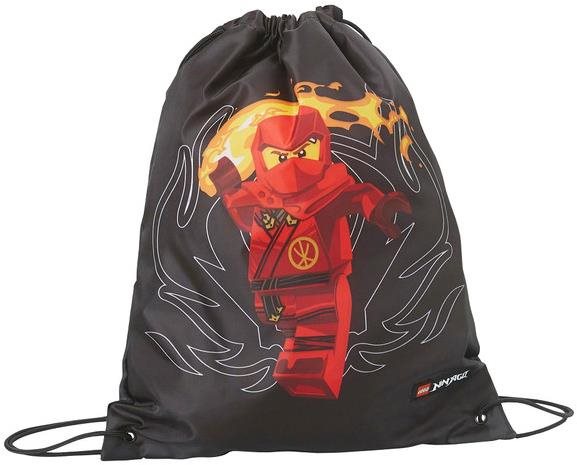 LEGO Bags Ninjago Red, pytlík na přezůvky, 10 l Vak na záda