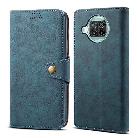 Lenuo Leather for Xiaomi Mi 10T Lite, Blue Phone Case