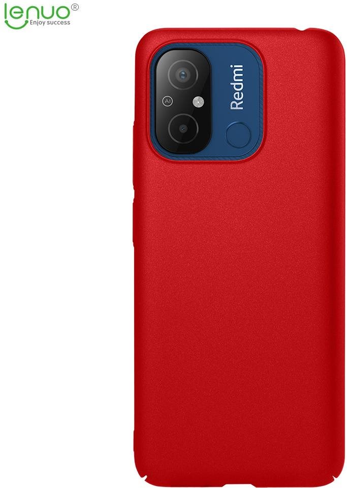 Lenuo Leshield Xiaomi Redmi 12C piros tok Telefon tok