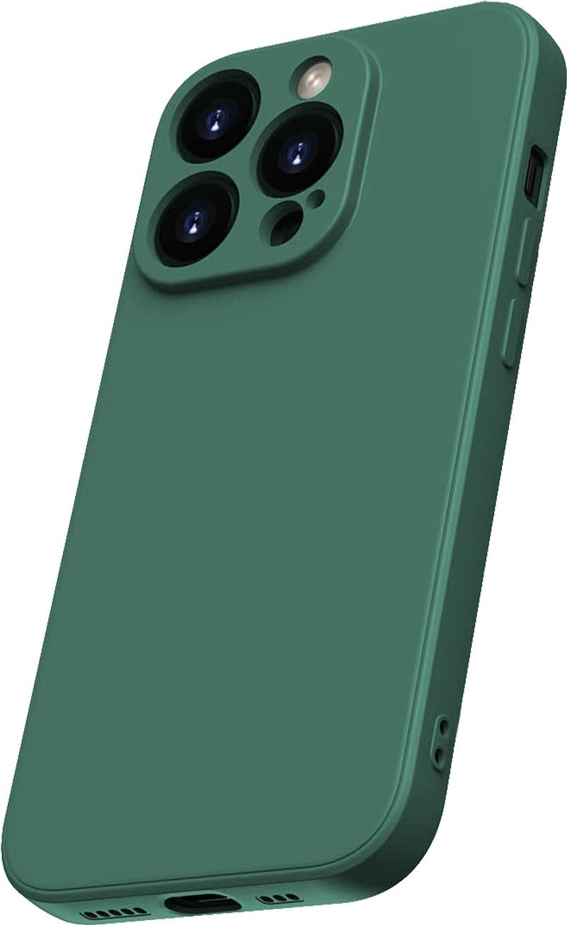 Lenuo TPU Hülle für iPhone 15 Pro grün Handyhülle