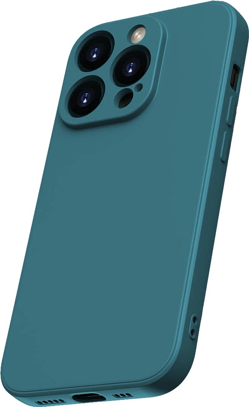 Lenuo TPU Hülle für iPhone 15 dunkelblau Handyhülle