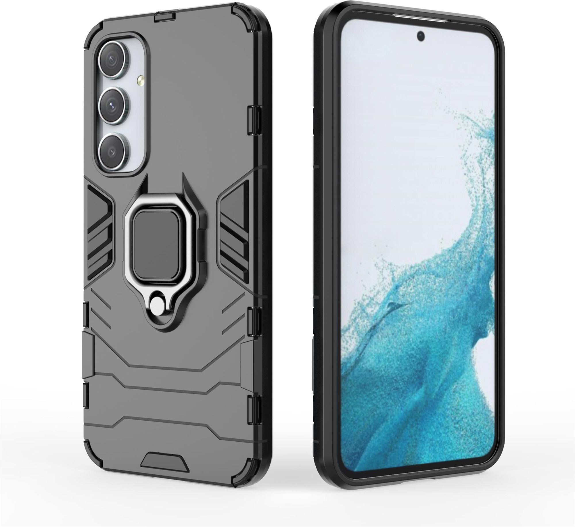 Lenuo Armor obal na Samsung Galaxy A35 5G čierny Kryt na mobil