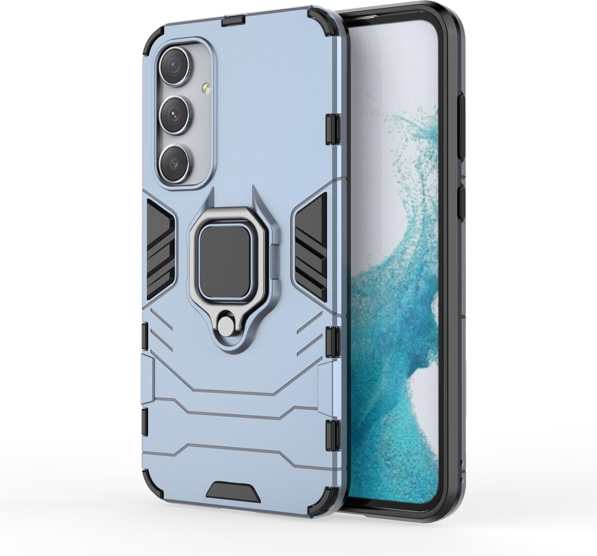 Lenuo Armor Samsung Galaxy A35 5G kék tok Telefon tok