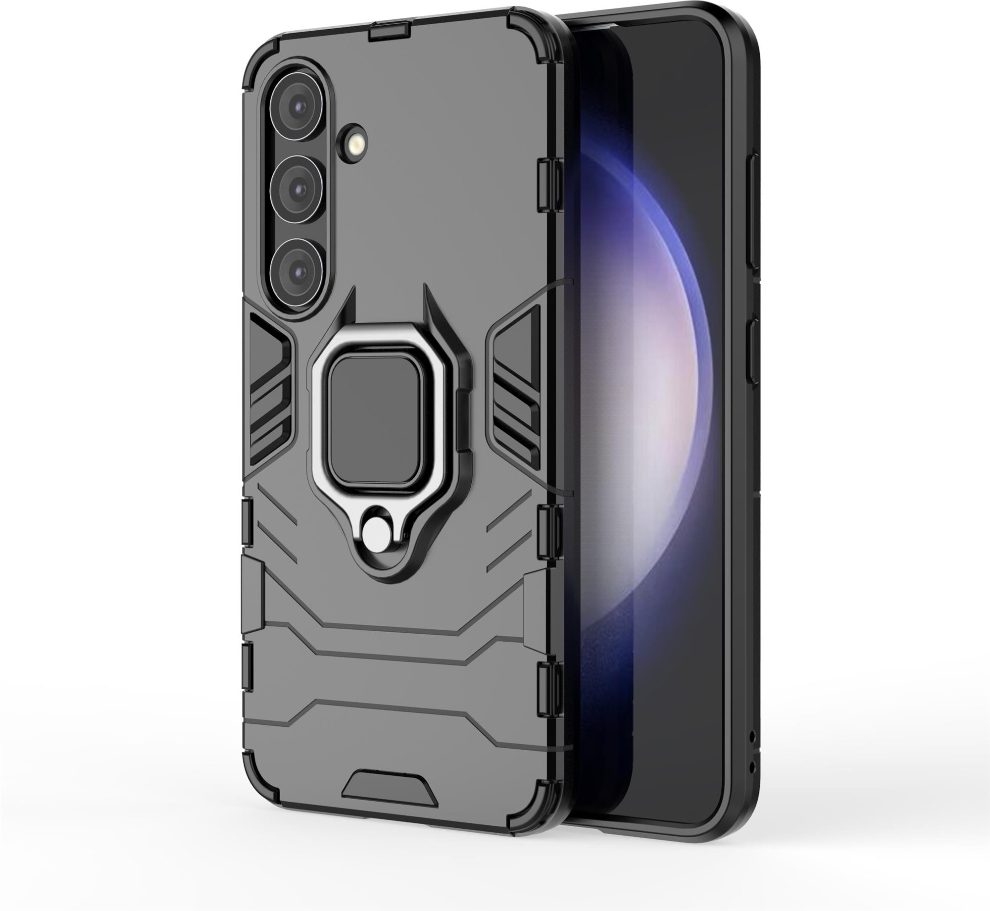 Lenuo Armor Samsung Galaxy S24 fekete tok Telefon tok