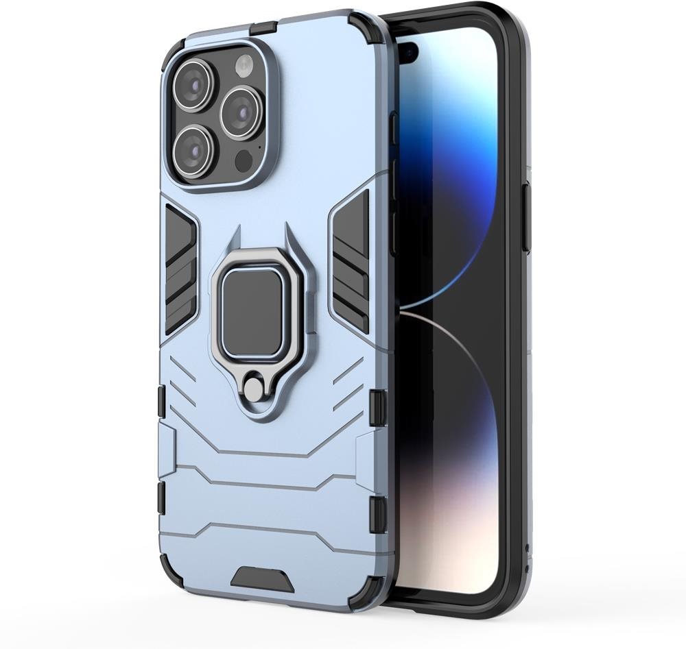 Lenuo Armor obal na iPhone 15 Pro Max modrá Kryt na mobil