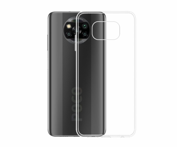 Lenuo Transparent for Poco X3 Phone Cover