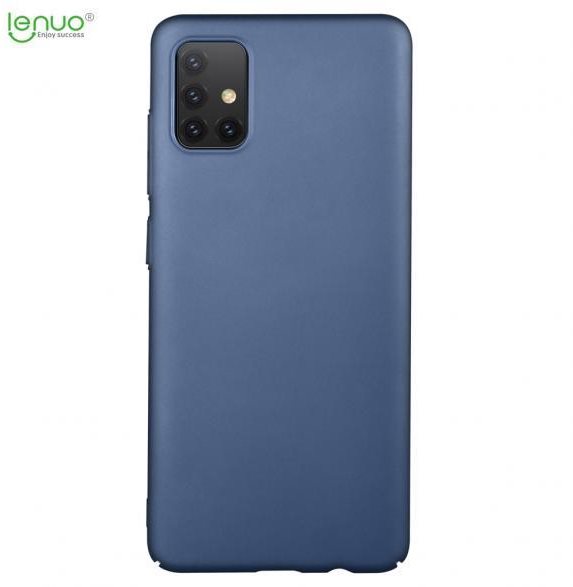 Lenuo Leshield for Samsung Galaxy A71, Blue Phone Cover