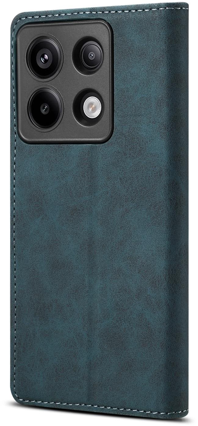 Lenuo Leather Flip-Hülle für das Xiaomi Redmi Note 13 Pro 5G, blau...