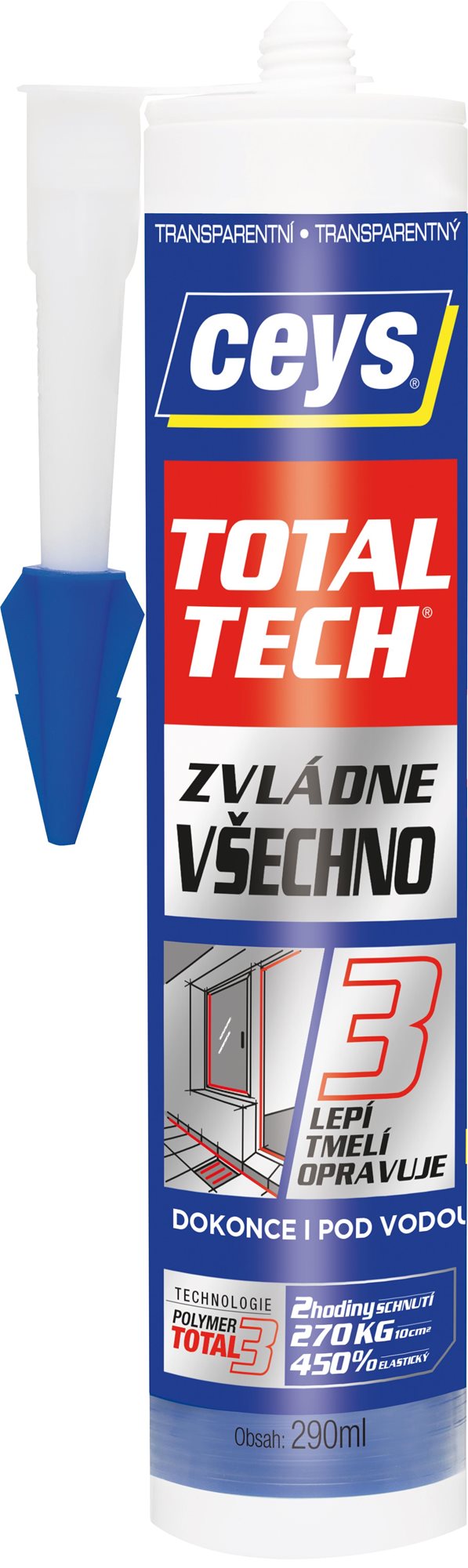 CEYS TOTAL TECH EXPRESS átlátszó 290 ml Ragasztó