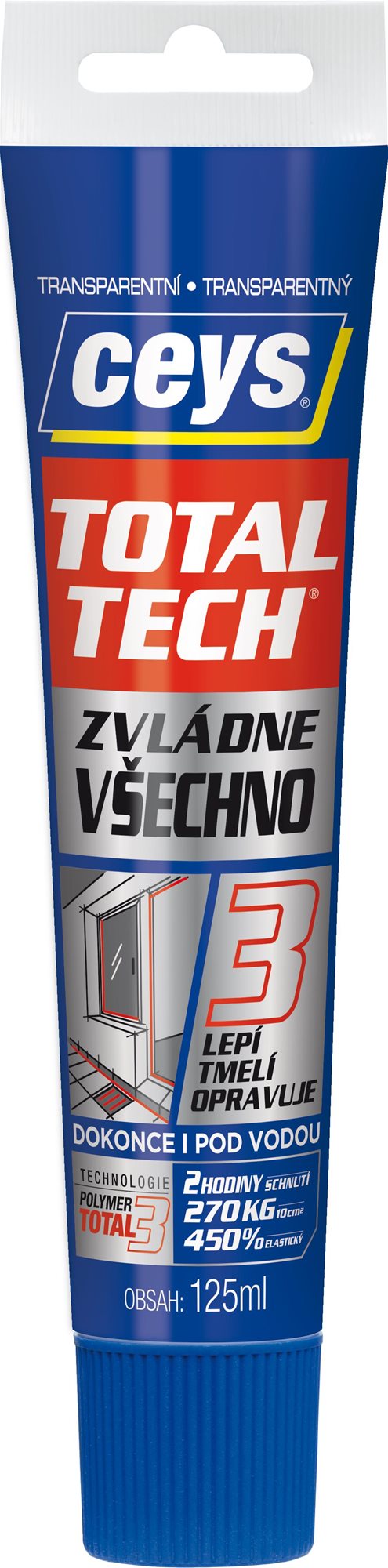 TOTAL TECH EXPRESS transparent tuba 125 ml Lepidlo