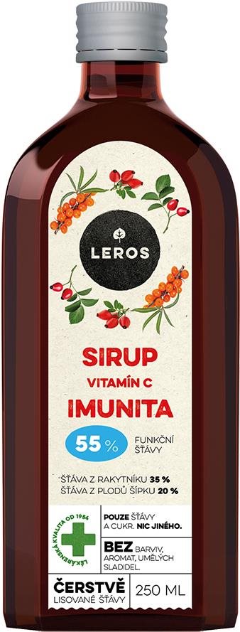 Leros Sirup Vitamín C Imunita 250 ml Bylinný sirup