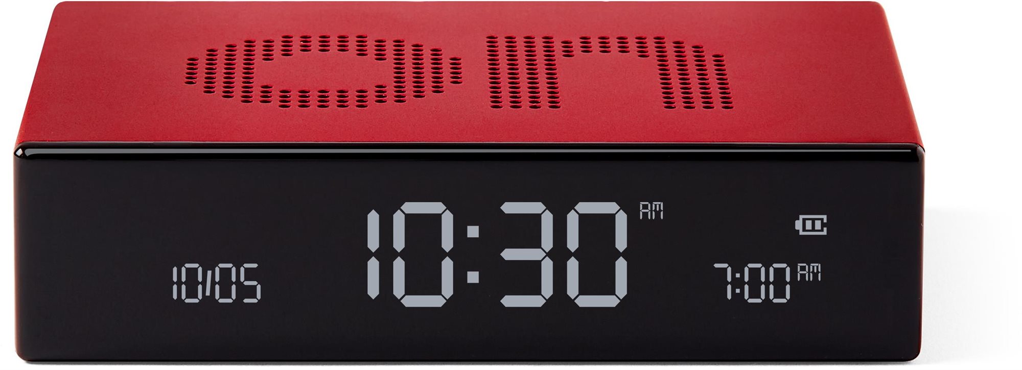 Lexon Flip Premium Red Budík