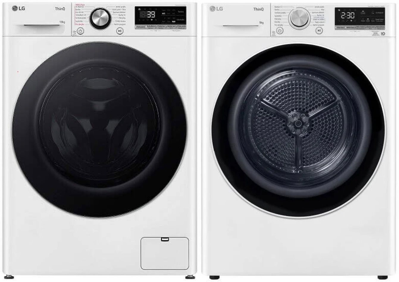 LG FSR7A04WC + LG RC8TV9AVHN Set práčka a sušička