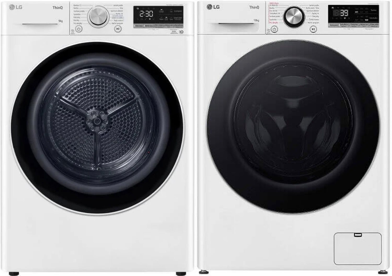 LG FSR7A04WC + LG RC91V9AV4N Set práčka a sušička