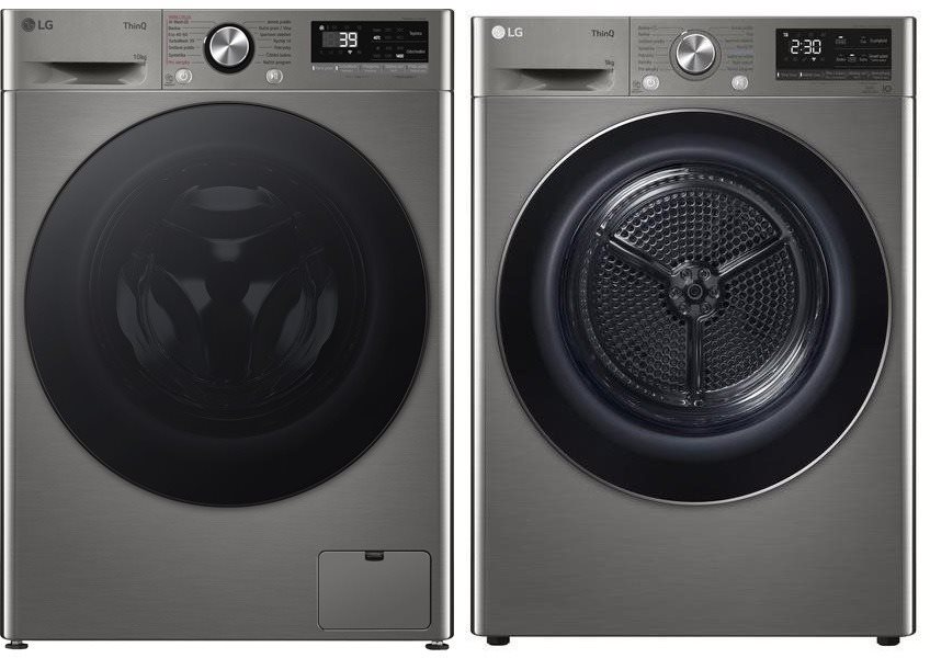 LG FSR7A04PG + LG RC91V9EV2N Set práčka a sušička