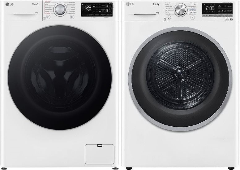 LG FASR3A04WS + LG RC91V9AVSN Set práčka a sušička