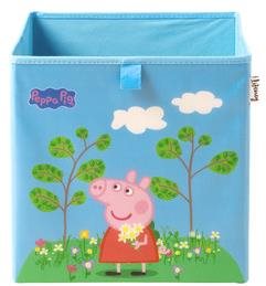 Lifeney Tárolódoboz Peppa malac a réten, 30×30×30 cm Tároló doboz