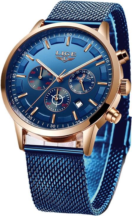LIGE MAN 9877-3 Pánské hodinky